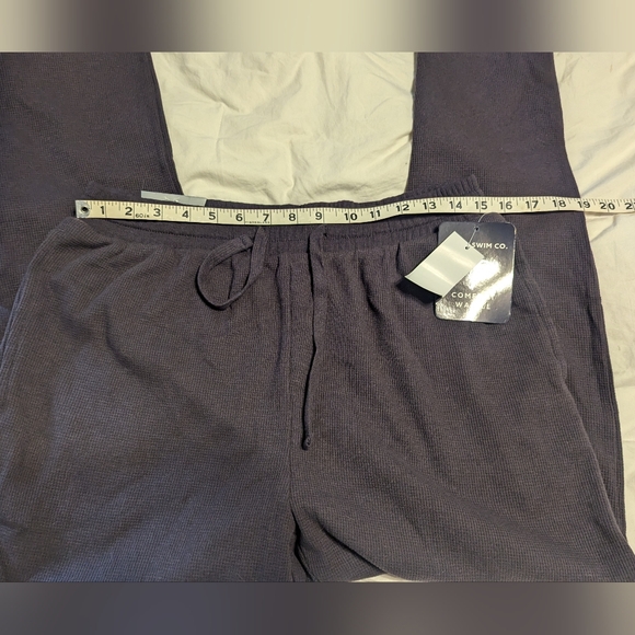 Surf and Swim Company DARK Gray waffle Knit Joggers , US M - Picture 9 of 9